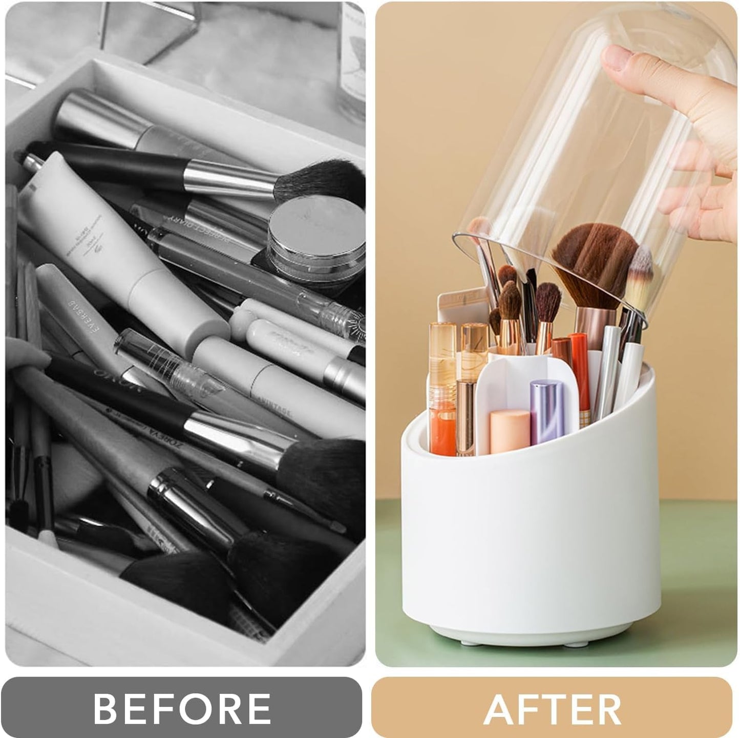 The Makeup Brush Organiser